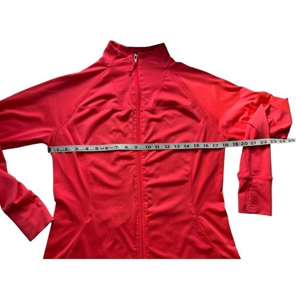 Tangerine hot pink zip front jacket - Picture 6 of 9